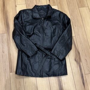 Outbrook Women's Black Leather Jacket